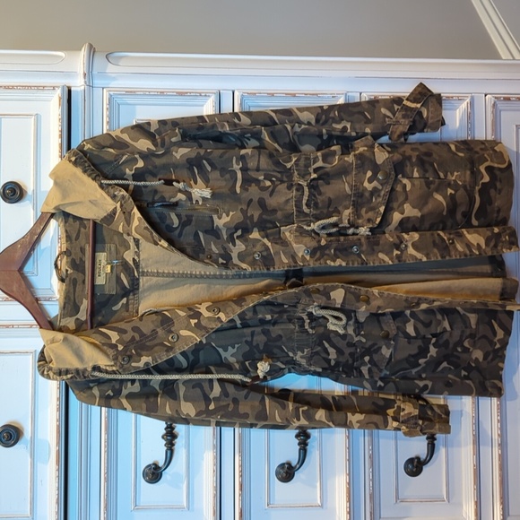 Camo print utility jacket - small - Picture 4 of 7